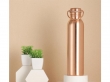 Plain Copper Water Bottle with Carrying Handle