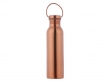 Pure Copper Plain Bottle with Handle 600 ML