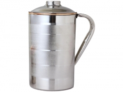 Jug Copper Inside and Outside Stainless Steel for Water Storage