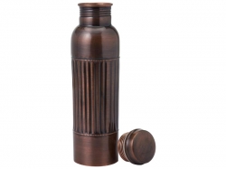 Pure Copper Bottle PREMIUM ANTIQUE Finish 950 Ml Capacity  Lining