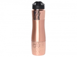 Pure Copper Water Bottle with Sipper 1000 Ml Capacity For Ayurved